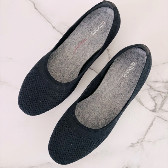 allbirds Shoes - Allbirds Black Tree Breezer Flats Minimalist Comfort Loafers Size 10